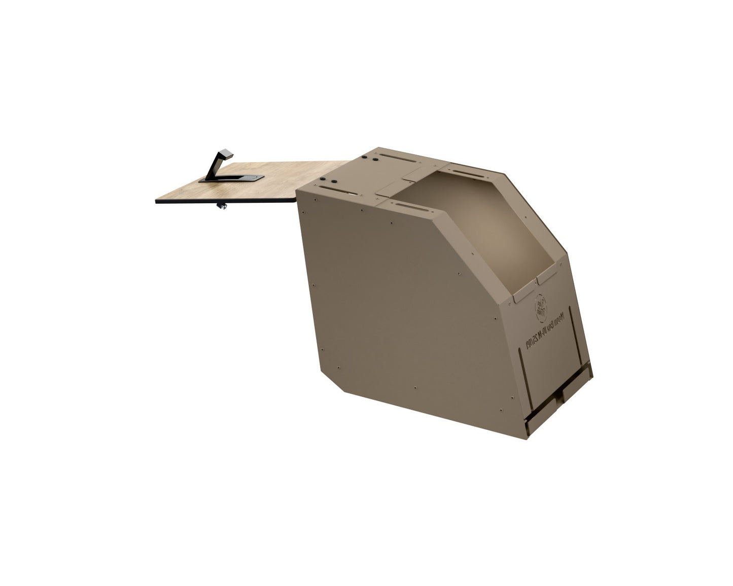 Moon Box IO 25cm Brown