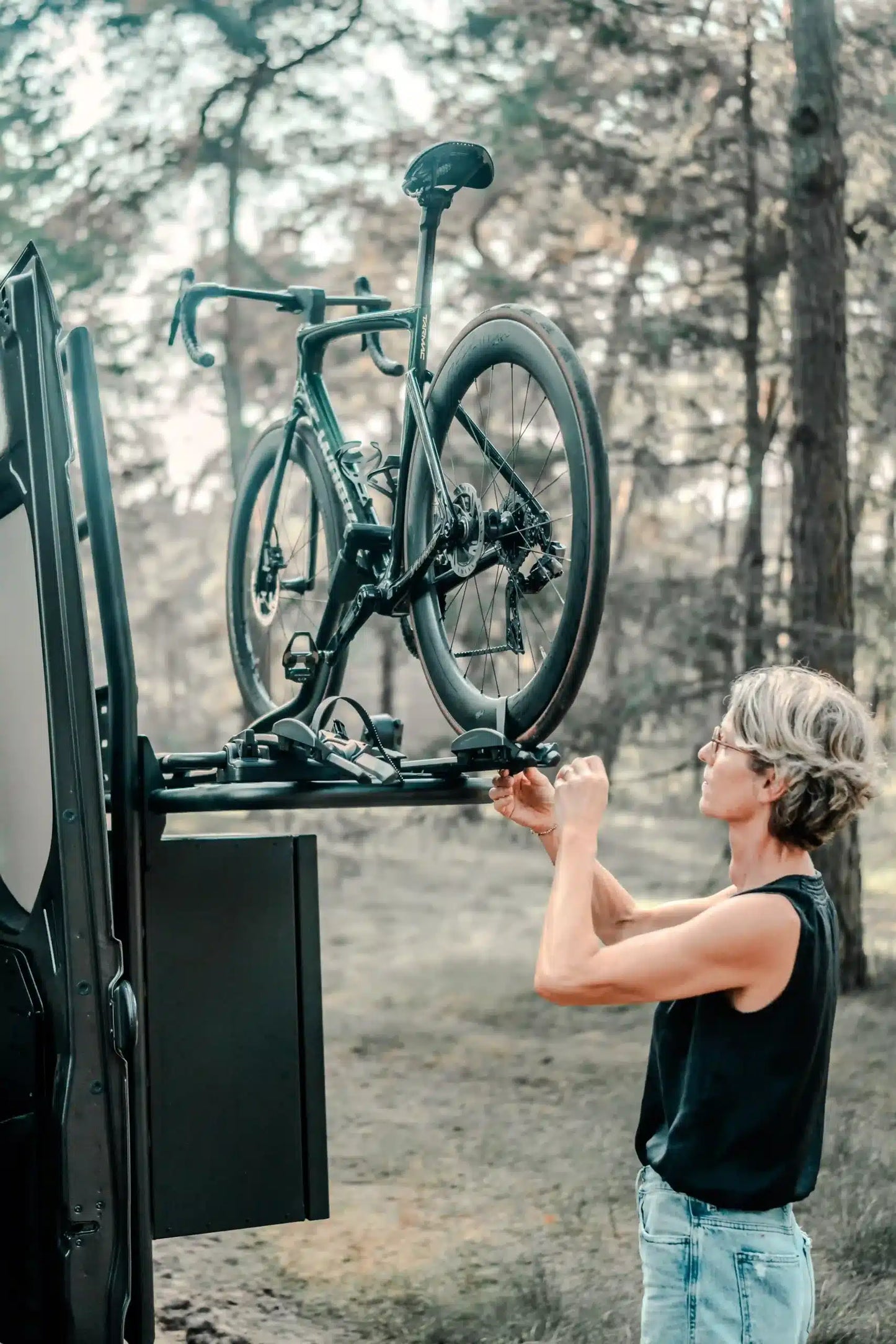 Sequoia Bike Carrier Cargo Frame / Sprinter - Trailborn Equipment