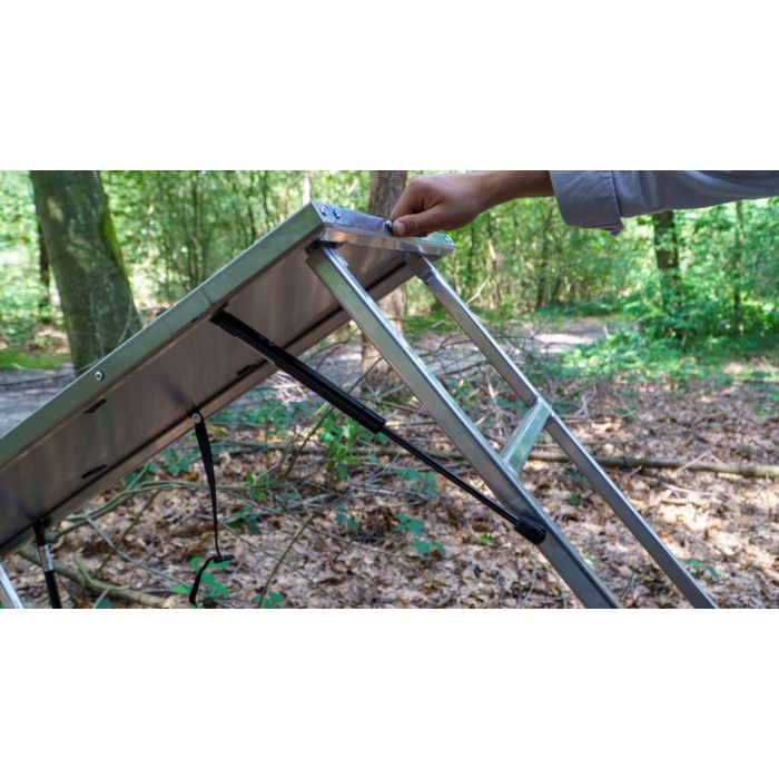 Bushtech rostfritt stålbord