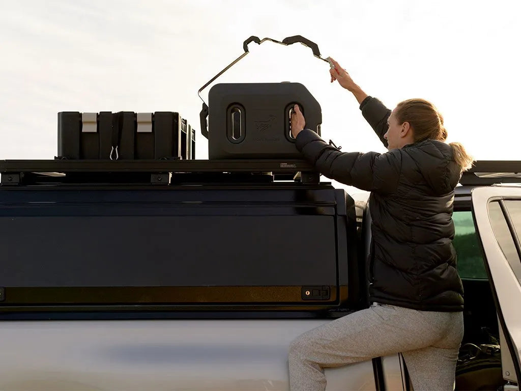 Truck Canopy Or Trailer With Oem Track Slimline II Rack Kit - Trailborn Equipment