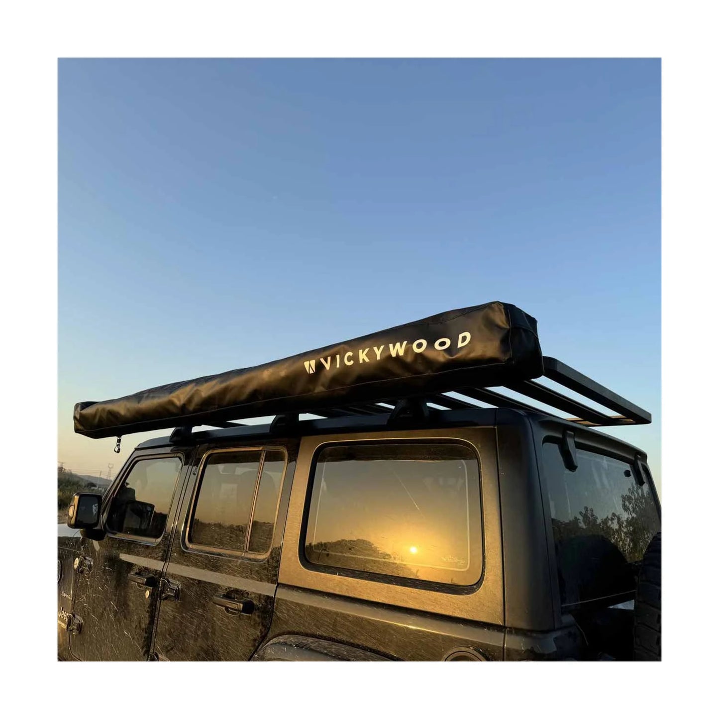 270° Awning Leaf Extended Left 250cm Grey - Trailborn Equipment