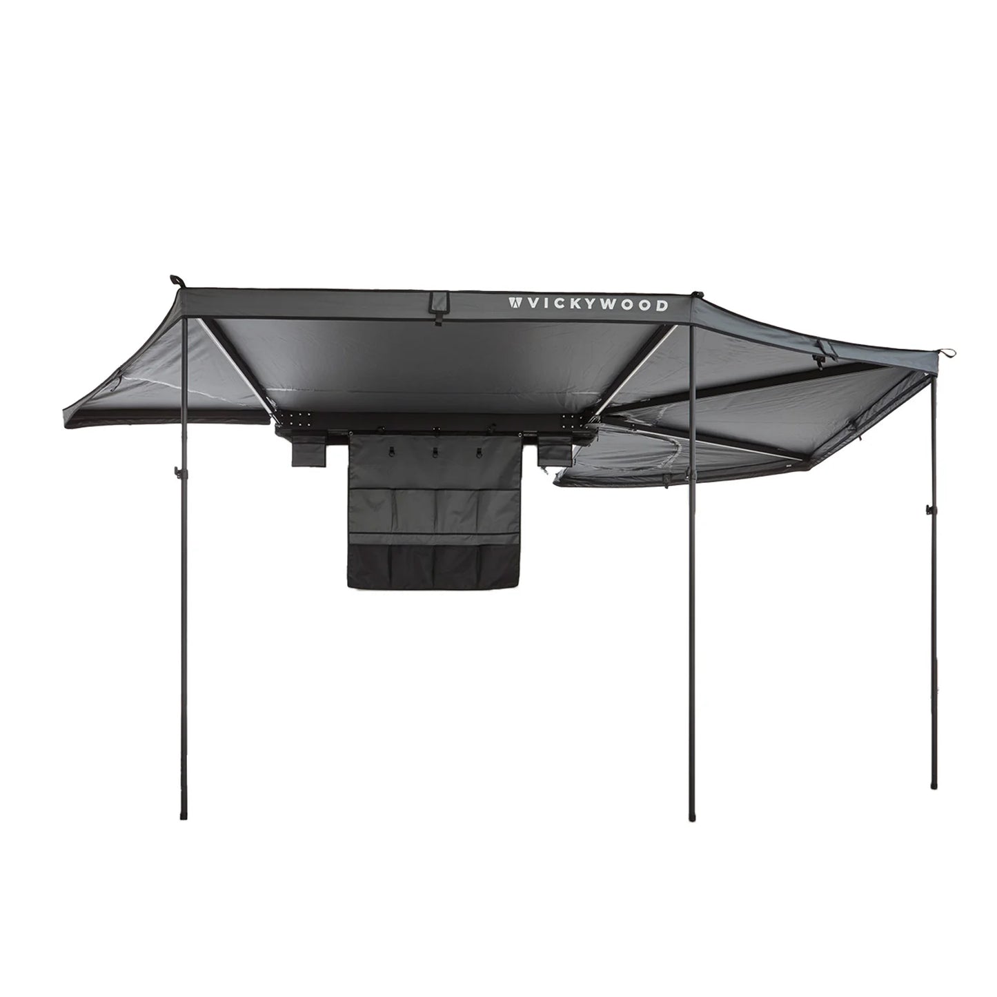270° Awning Leaf Extended Left 250cm Grey