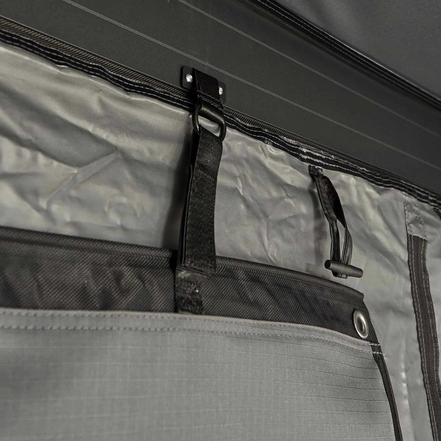 270° Awning Leaf Extended Left 250cm Grey