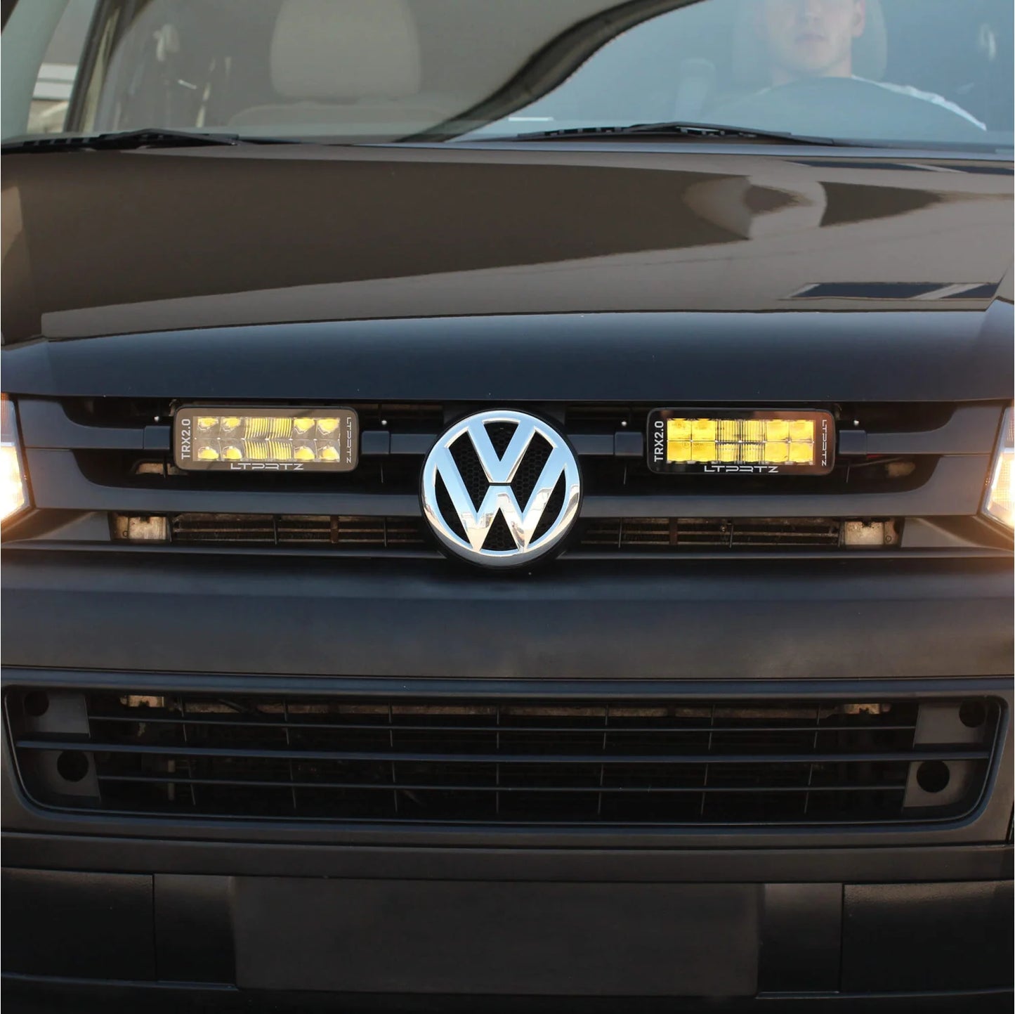VW T5.1 driving lights grill integration kit ece Plug & Play - Trailborn Equipment