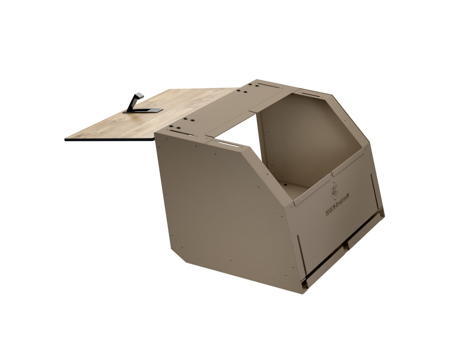 Moon Box IO 50cm Brown