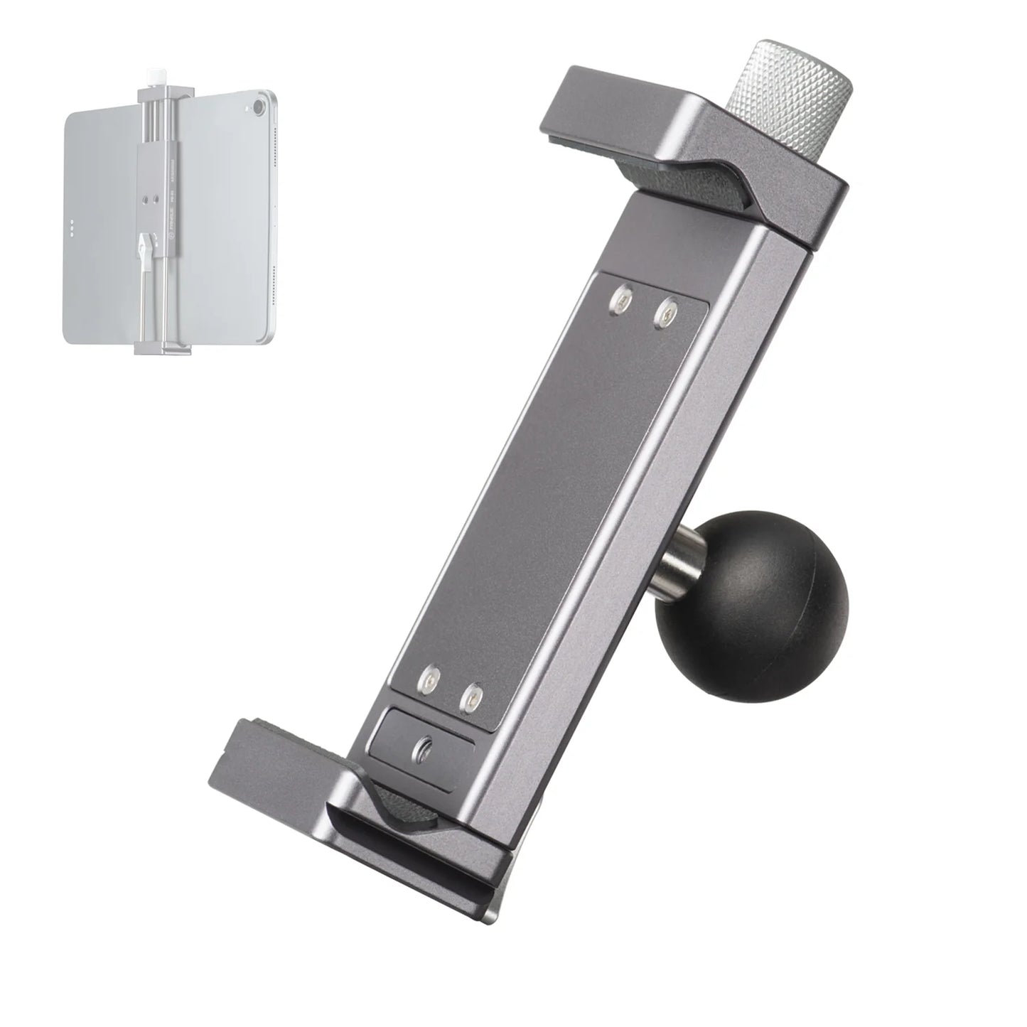 FANAUE Universal Holder for 3.7”-9” Tablets Compatible with Two B 1” Size Round Ball Bases for iPad - Trailborn Equipment