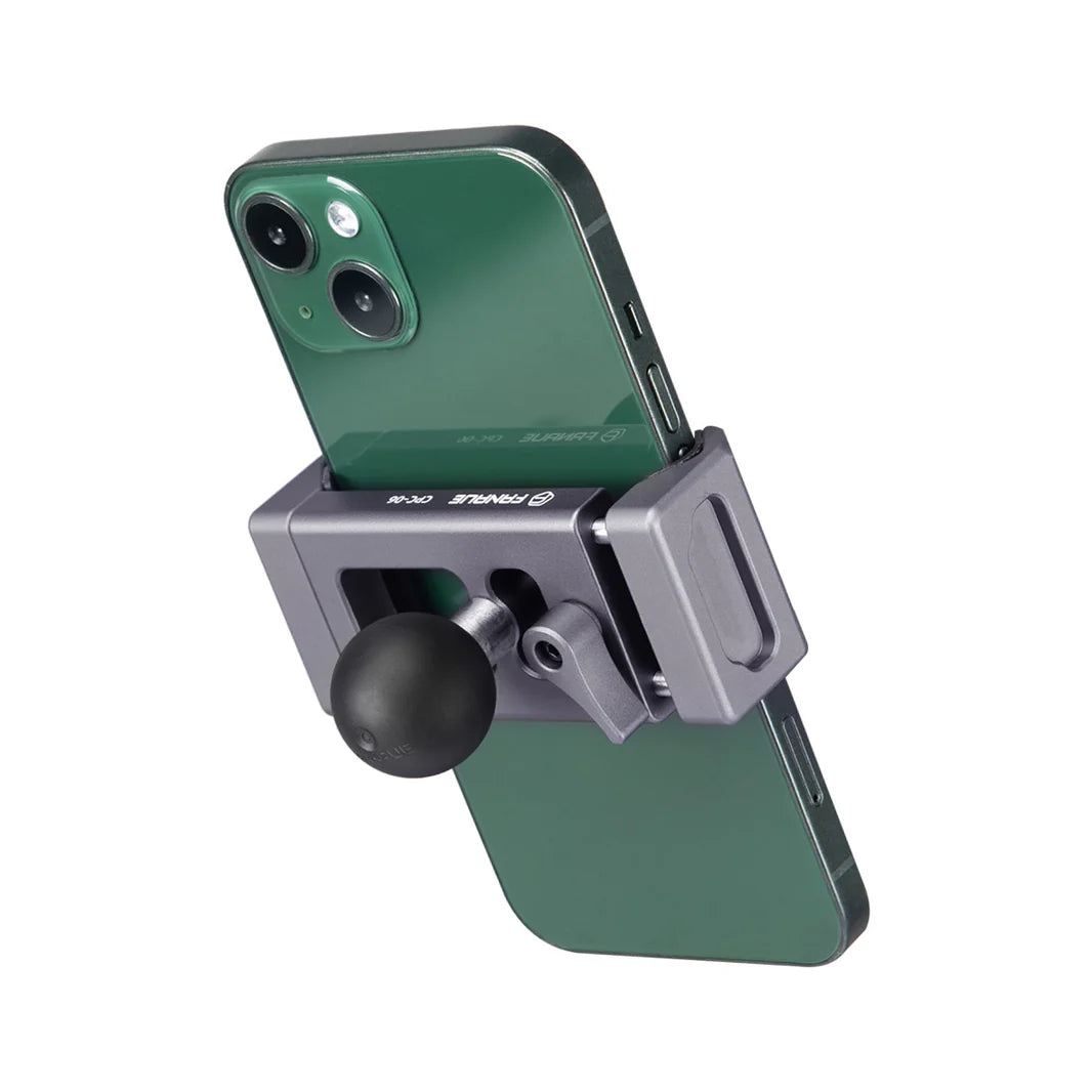 FANAUE Aluminum Phone Holder with 17, 20 , 1 " Ball Head Adapter for 6-8.5" Smartphone - Trailborn Equipment