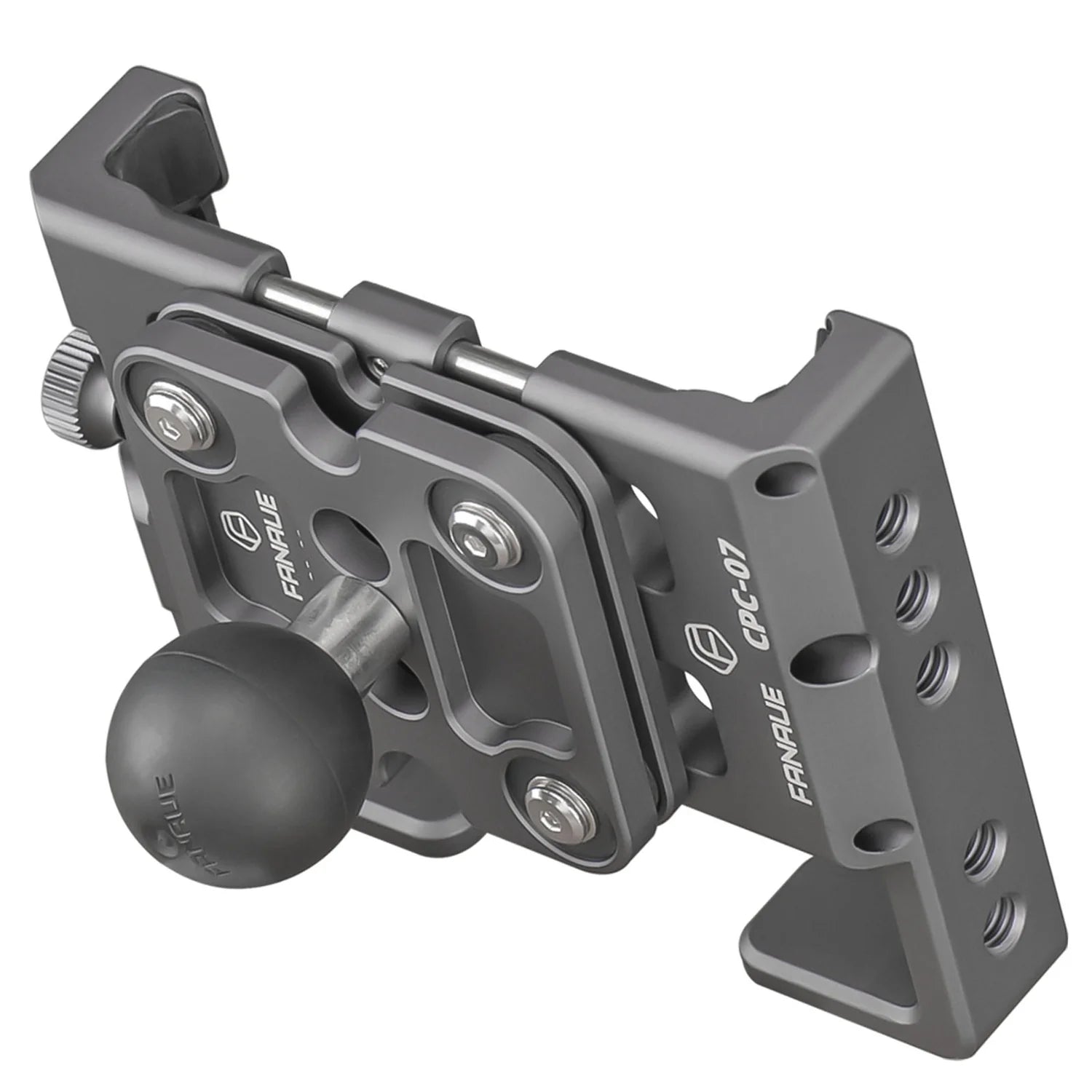 FANAUE CPC-07SA Universal Phone Holder with 1'' Ball for Smartphones with a Width of 2.3" to 3.4" - Trailborn Equipment