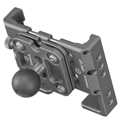 FANAUE CPC-07SA Universal Phone Holder with 1'' Ball for Smartphones with a Width of 2.3" to 3.4" - Trailborn Equipment