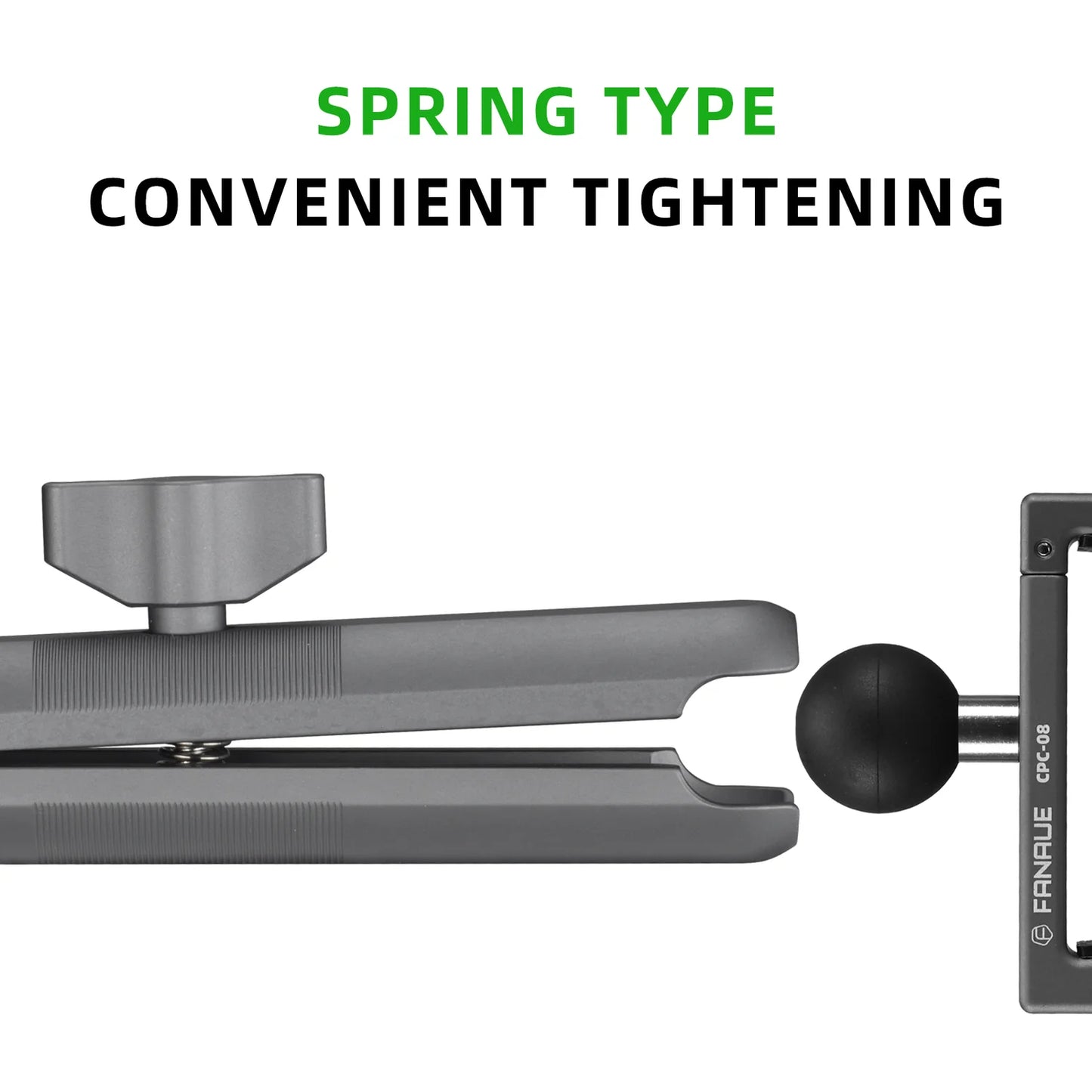 FANAUE DA-150 Aluminum Alloy Double Socket Arm - Trailborn Equipment
