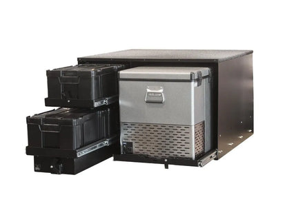 4 Cub Box Drawer & Fridge Slide Combo - Trailborn Equipment