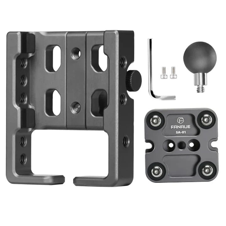 FANAUE CPC-07SA Universal Phone Holder with 1'' Ball for Smartphones with a Width of 2.3" to 3.4" - Trailborn Equipment