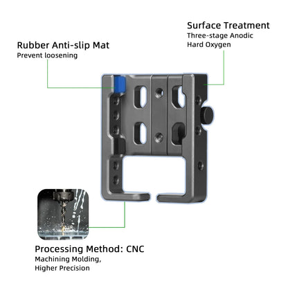 FANAUE CPC-07SA Universal Phone Holder with 1'' Ball for Smartphones with a Width of 2.3" to 3.4" - Trailborn Equipment