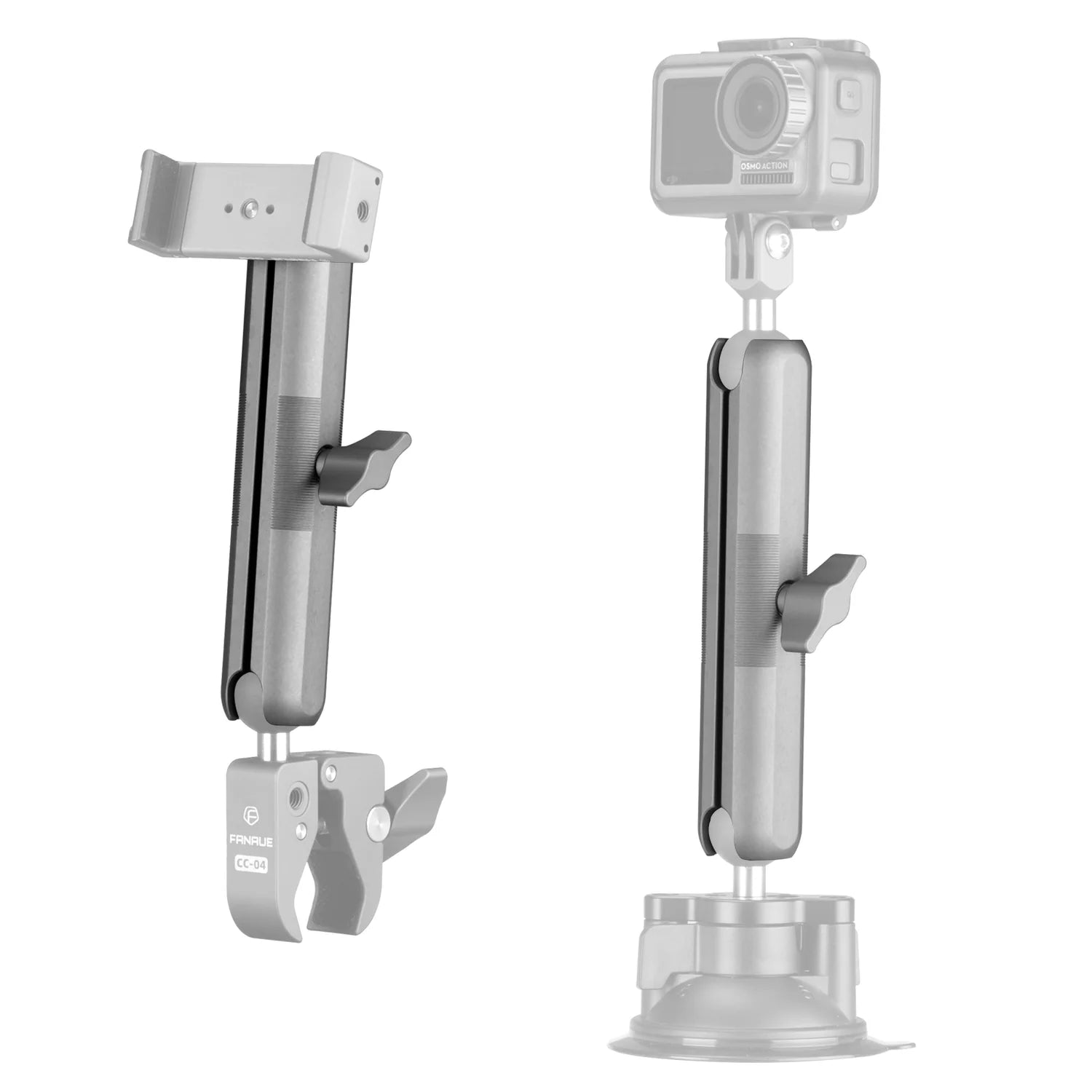 FANAUE DA-150 Aluminum Alloy Double Socket Arm - Trailborn Equipment