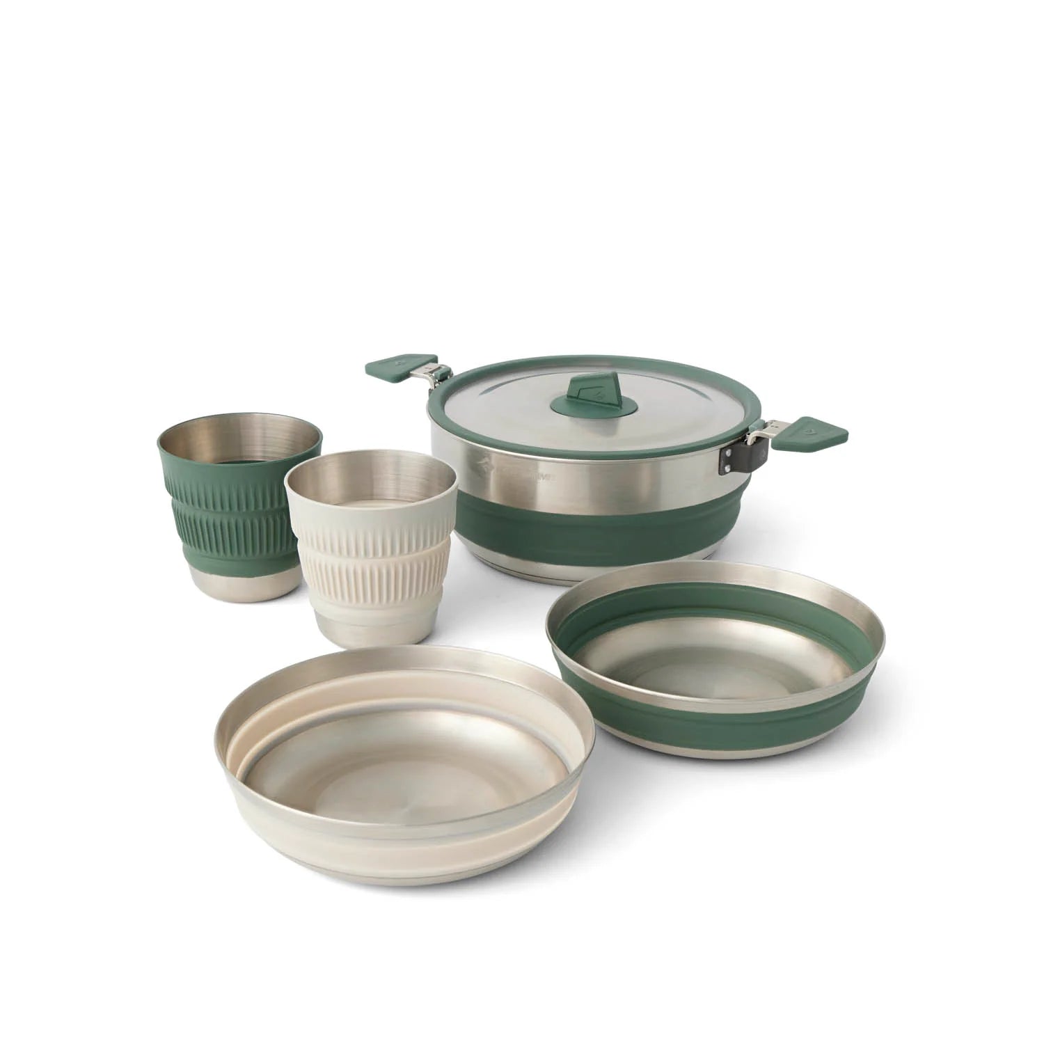 Detour Stainless Steel One Pot Cook Set - 5 Piece - Trailborn Equipment