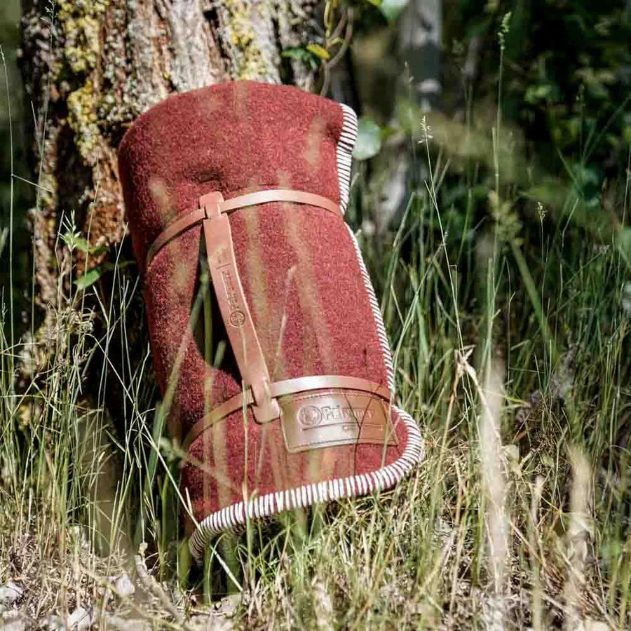Petromax Wool Blanket, dark red/ brown - Trailborn Equipment