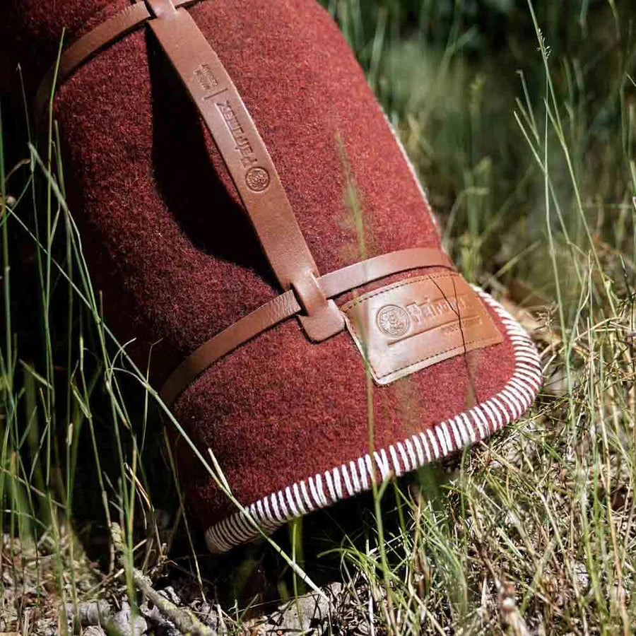 Petromax Wool Blanket, dark red/ brown - Trailborn Equipment