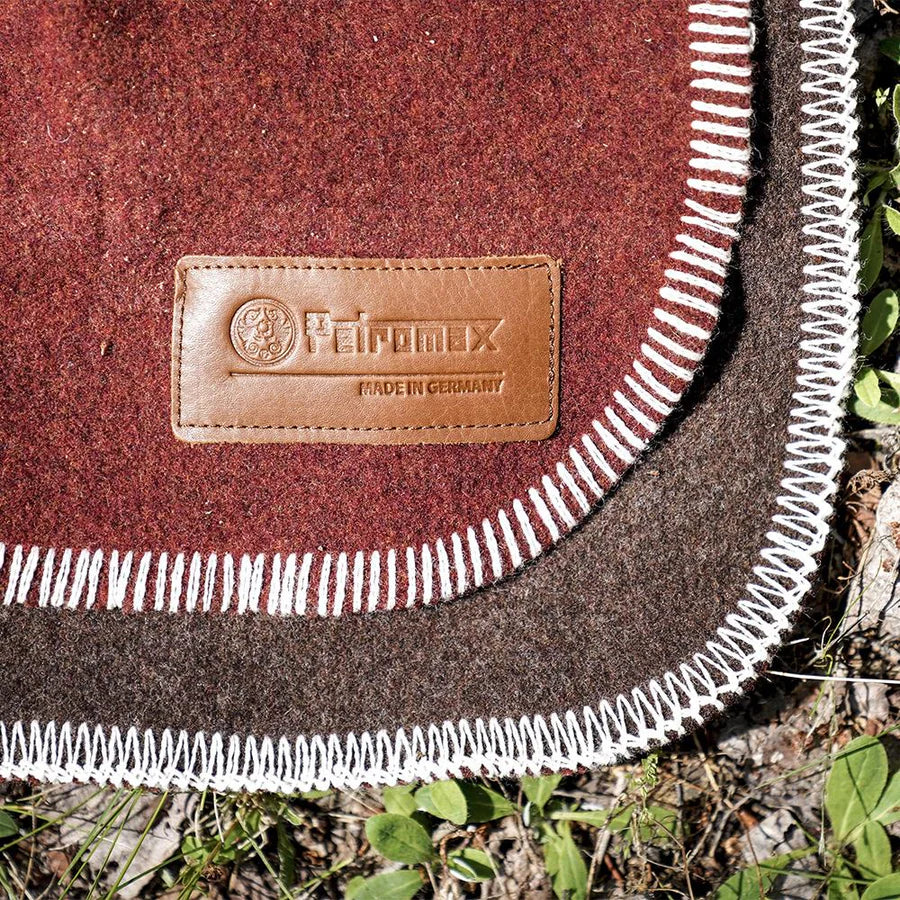 Petromax Wool Blanket, dark red/ brown - Trailborn Equipment