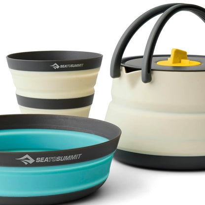 Frontier Ultralight Collapsible Kettle Cook Set - 3 Piece 1P - Trailborn Equipment