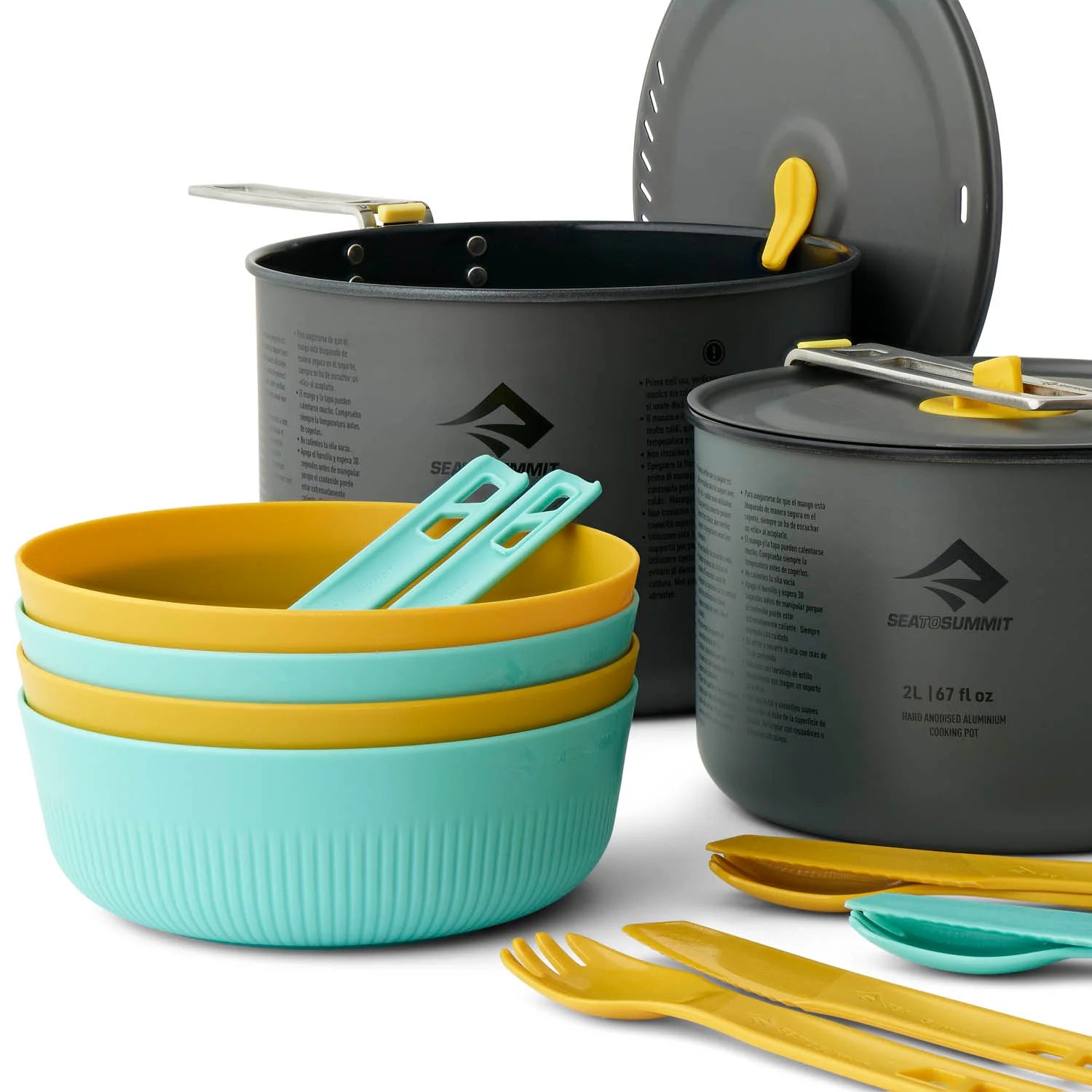 Frontier Ultralight Two Pot Cook Set - 14 Piece - Trailborn Equipment