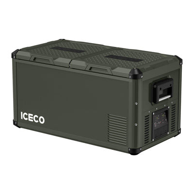 ICECO VL75PROD Compressor Fridge, Dual-Zone, Olive