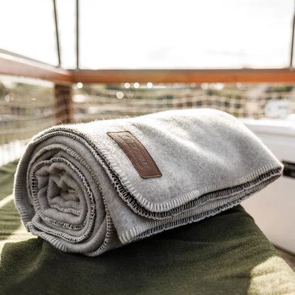 Petromax Wool Blanket, smoky white/dark grey - Trailborn Equipment