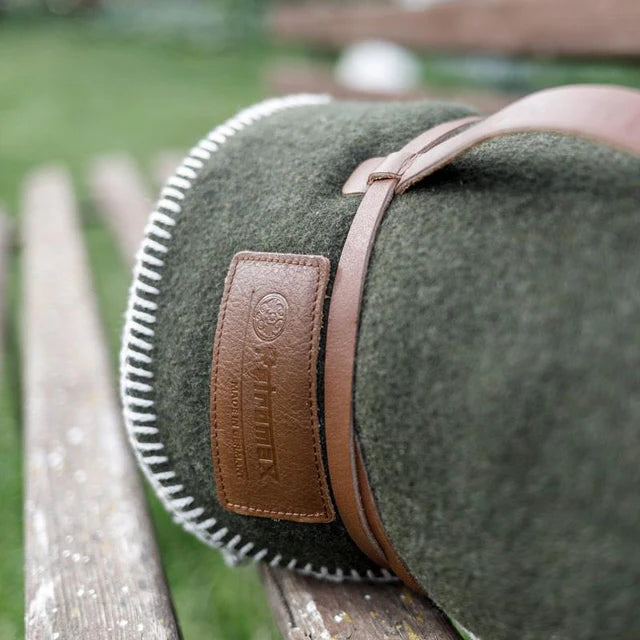 Petromax Wool Blanket, moss green/black - Trailborn Equipment