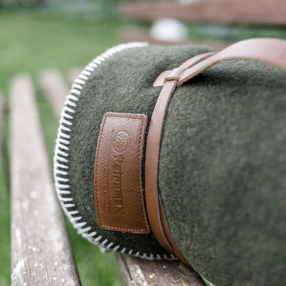 Petromax Wool Blanket, moss green/black - Trailborn Equipment