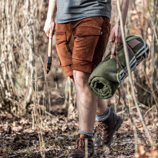 Petromax Wool Blanket, moss green/black - Trailborn Equipment