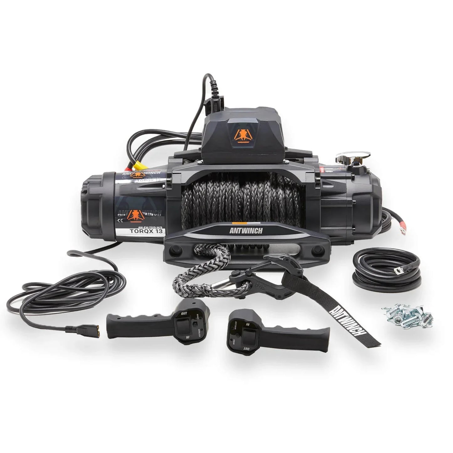 TORQX 13 Synthetic Rope 13,500LB 6.1t 12V - Trailborn Equipment