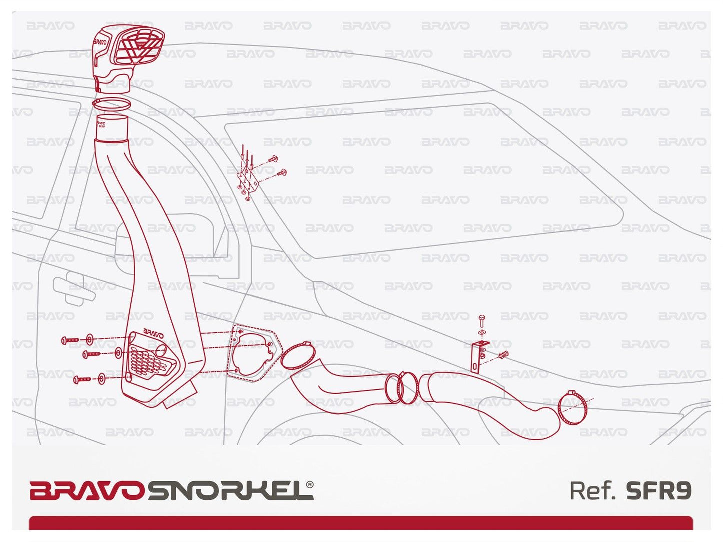 BRAVO Snorkel Ford Ranger (2011-2022)