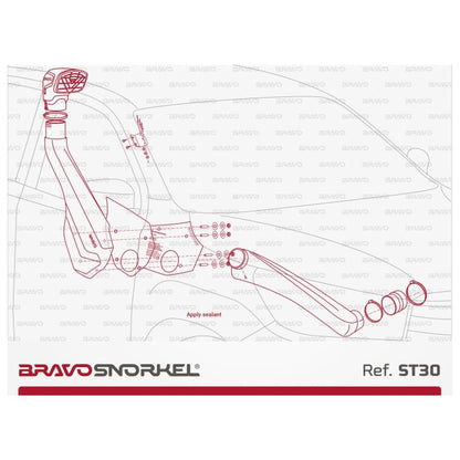 BRAVO Snorkel Toyota Hilux Revo 126 series (2016-present)