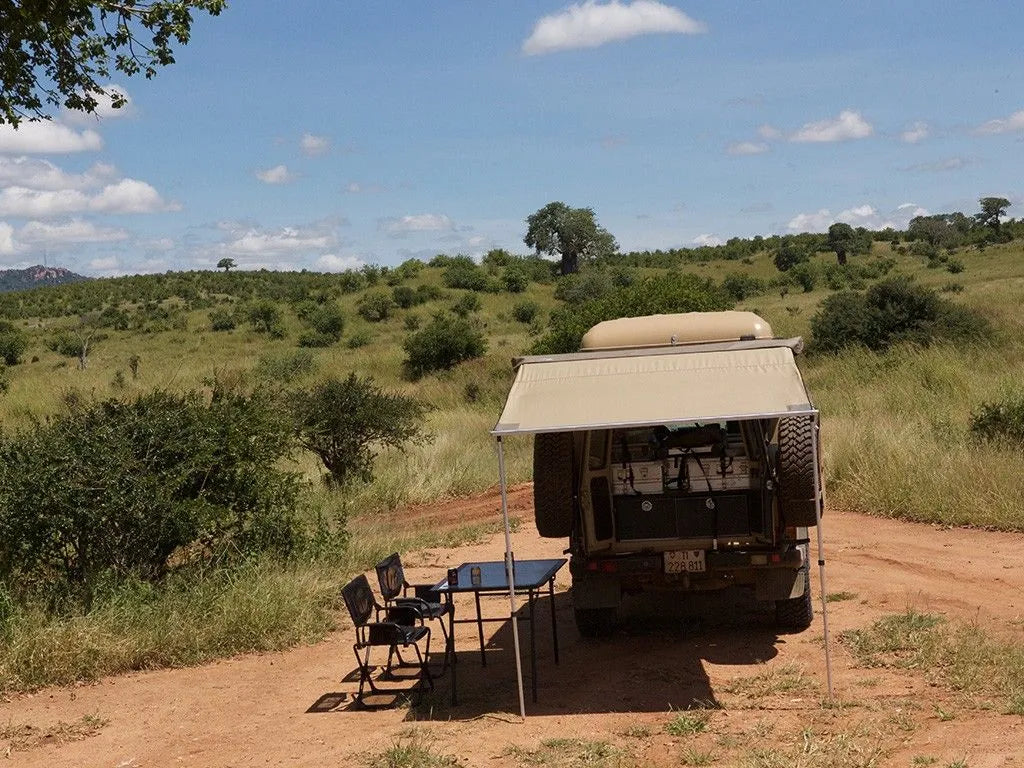 Movable Awning Arm - Trailborn Equipment