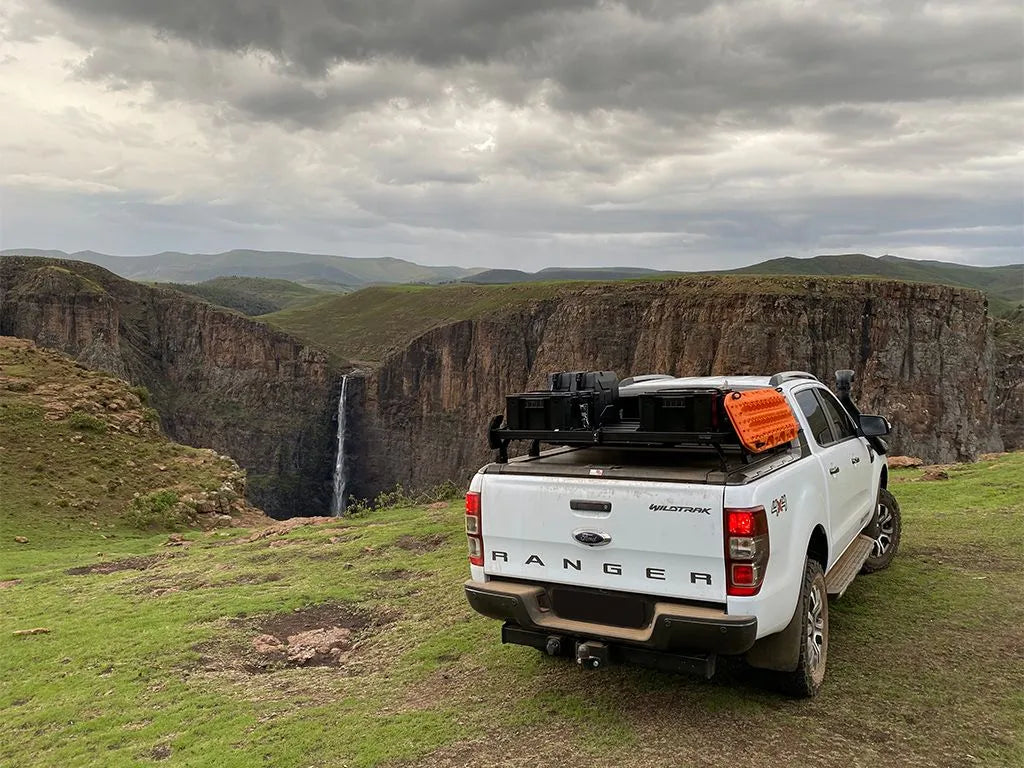 Ford Ranger (2012-Current) Roll Top Slimline II Load Bed Rack Kit - Trailborn Equipment