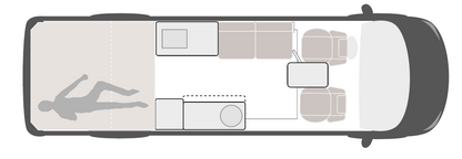 Komplett interör Sprinter L3H2 Longsleeper | No Shower