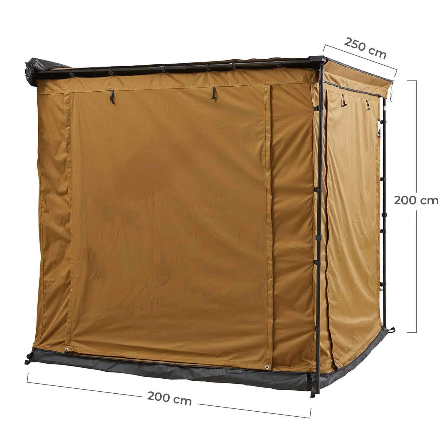 Tent room to Awning VICKYWOOD 250 cm earthy-yellow – Trailborn Equipment