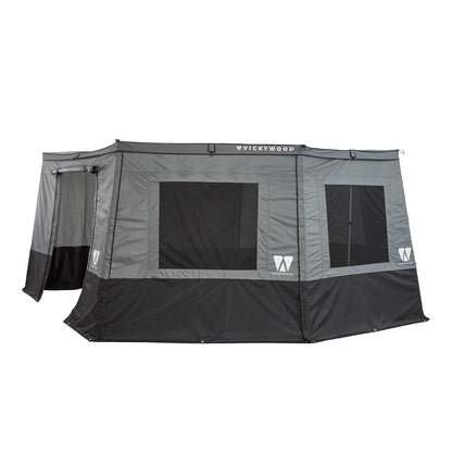 Awning Walls for 270° Awning Leaf Extended Left 250cm Grey - Trailborn Equipment