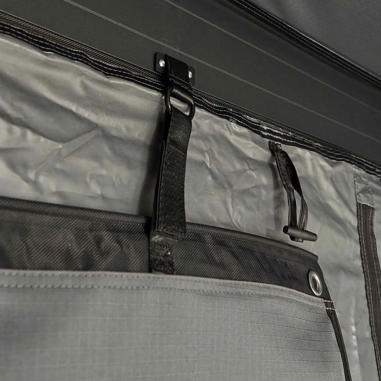 Awning Walls for 270° Awning Leaf Extended Left 250cm Grey - Trailborn Equipment