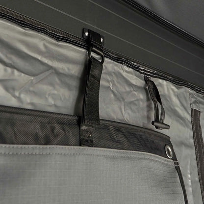 Awning Walls for 270° Awning Leaf Extended Left 250cm Grey - Trailborn Equipment