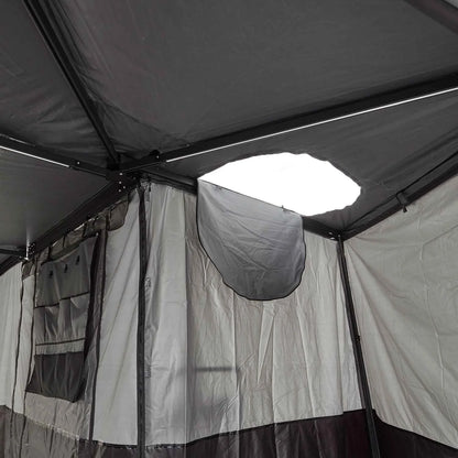 Awning Walls for 270° Awning Leaf Extended Left 250cm Grey - Trailborn Equipment