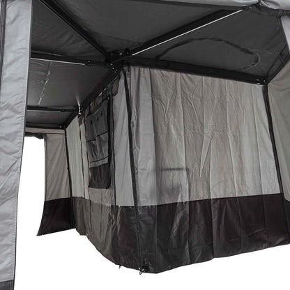 Awning Walls for 270° Awning Leaf Extended Left 250cm Grey - Trailborn Equipment