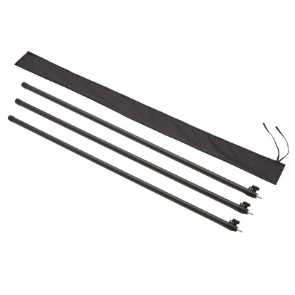Awning Walls for 270° Awning Leaf Extended Left 250cm Grey - Trailborn Equipment