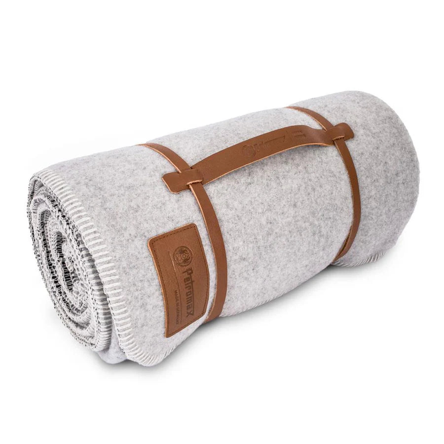 Petromax Wool Blanket, smoky white/dark grey - Trailborn Equipment