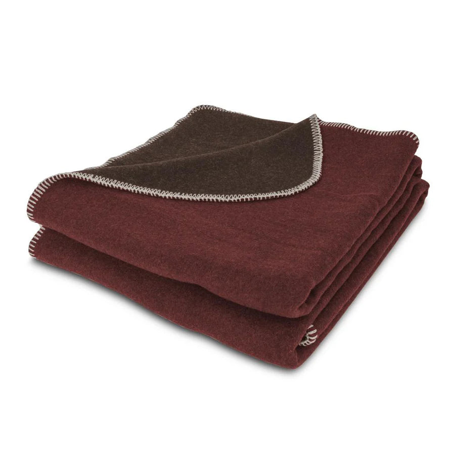 Petromax Wool Blanket, dark red/ brown - Trailborn Equipment