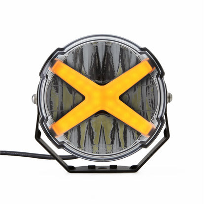 X-Type 7 Inch AMBER - Long Range Headlight E-Certification - Trailborn Equipment